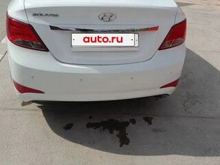 2016 Hyundai Solaris I Рестайлинг, белый, 930000 рублей, вид 3