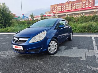 2007 Opel Corsa D, синий, 160000 рублей, вид 1