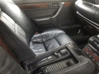 1991 BMW 7 серии 730i II (E32), чёрный, 1500000 рублей, вид 5