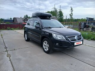 2011 Volkswagen Tiguan I, чёрный, 1250000 рублей, вид 3