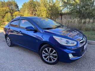 2014 Hyundai Solaris I, синий, 798000 рублей, вид 5