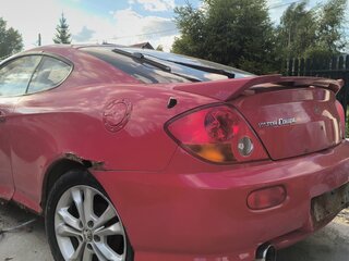 2002 Hyundai Coupe II (GK), красный, 189000 рублей, вид 3