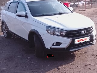 2020 Lada (ВАЗ) Vesta SW Cross I, белый, 900000 рублей, вид 2