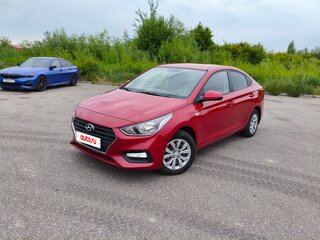 2019 Hyundai Solaris II, пурпурный, 1250000 рублей, вид 1
