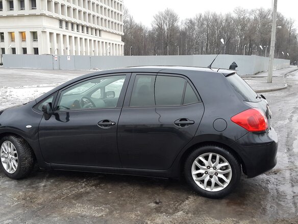 2008 Toyota Auris I, чёрный - вид 2