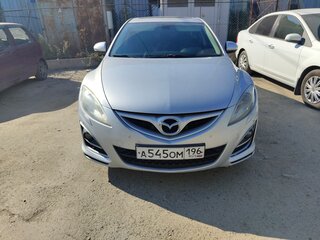 2010 Mazda 6 II (GH) Рестайлинг, серебристый, 900000 рублей, вид 2