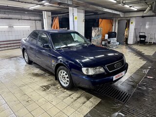 1996 Audi A6 I (C4), синий, 450000 рублей, вид 1