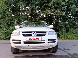 2006 Volkswagen Touareg I, белый, 850000 рублей, вид 3