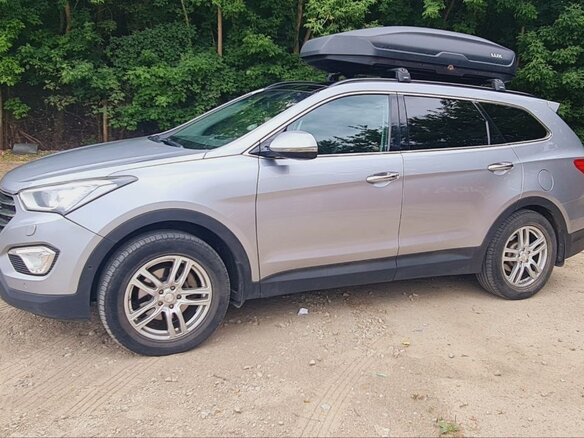 2013 Hyundai Santa Fe Grand III, серый, 2400000 рублей - вид 6