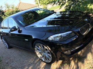 2010 BMW 5 серии 523i VI (F10/F11/F07), чёрный, 1400000 рублей, вид 2