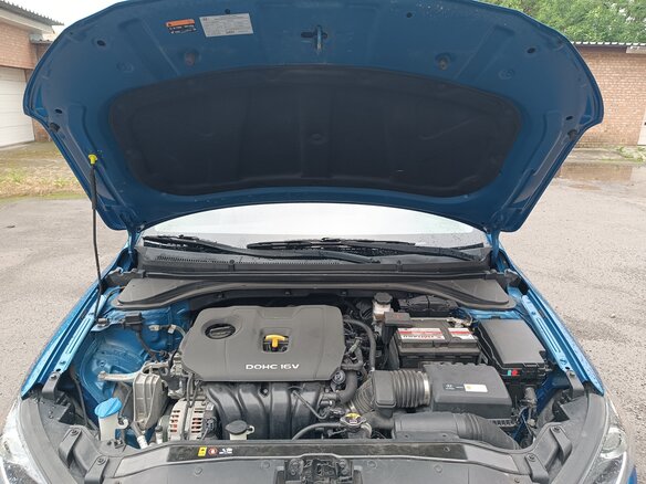 2017 Hyundai Elantra VI (AD), синий, 1450000 рублей - вид 5