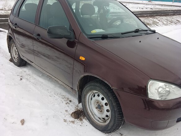 2012 Lada (ВАЗ) Kalina I, коричневый, 370000 рублей - вид 5
