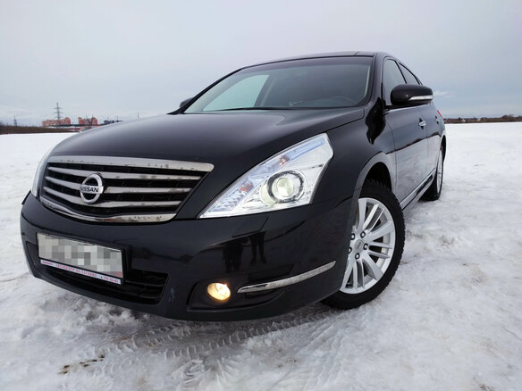 2011 Nissan Teana II (J32) Рестайлинг, чёрный - вид 16