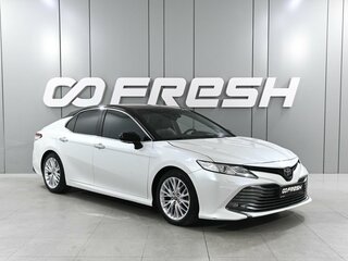 2018 Toyota Camry VIII (XV70), белый, 3095000 рублей, вид 1