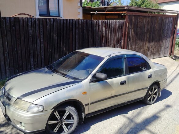 1997 Mazda 323 V (BA), серый, 150000 рублей - вид 9