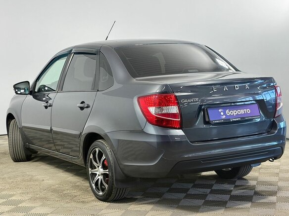 2019 Lada (ВАЗ) Granta I Рестайлинг, серый, 640000 рублей - вид 3