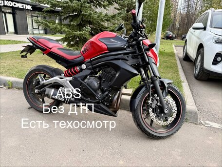 2013 Kawasaki ER-6N, красный, 440000 рублей, вид 1