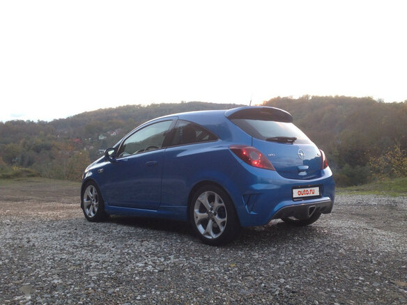 2008 Opel Corsa OPC D, голубой - вид 1