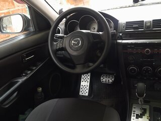 2008 Mazda 3 5-speed I (BK) Рестайлинг, чёрный, 650000 рублей, вид 4
