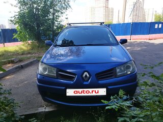 2008 Renault Megane II Рестайлинг, синий, 430000 рублей, вид 1