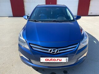 2015 Hyundai Solaris I Рестайлинг, синий, 1250000 рублей, вид 2