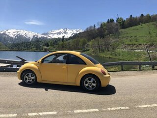 2001 Volkswagen Beetle I (A4), жёлтый, 500000 рублей, вид 4
