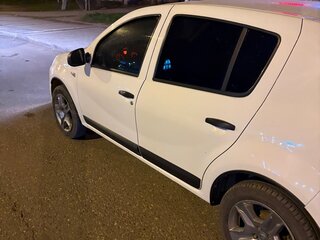 2012 Renault Sandero I, белый, 600000 рублей, вид 2