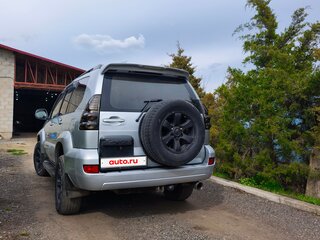 2003 Toyota Land Cruiser Prado 4-speed 120 Series, серебристый, 1700000 рублей, вид 4