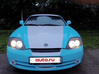 2002 Hyundai Coupe II (GK), голубой, 497000 рублей, вид 2