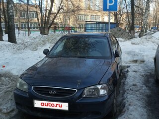 2007 Hyundai Accent ТагАЗ II, синий, 220000 рублей, вид 1
