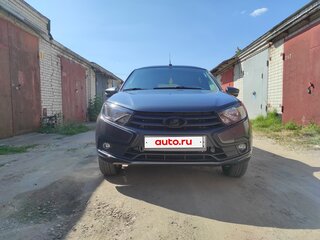 2019 Lada (ВАЗ) Granta I Рестайлинг, серебристый, 600000 рублей, вид 4