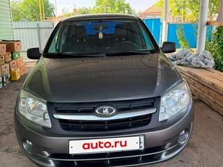 2012 Lada (ВАЗ) Granta I, серебристый, 410000 рублей, вид 2