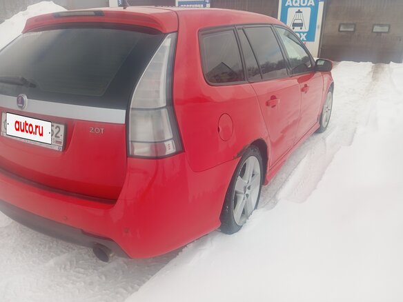 2008 Saab 9-3 II Рестайлинг, красный, 859000 рублей - вид 2
