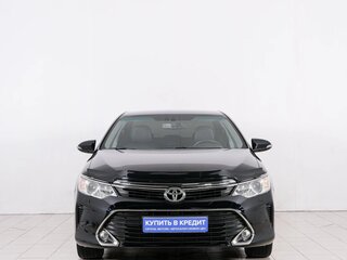 2016 Toyota Camry VII (XV50) Рестайлинг, чёрный, 2359000 рублей, вид 2