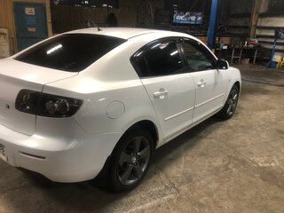 2008 Mazda 3 I (BK) Рестайлинг, белый, 550000 рублей, вид 5