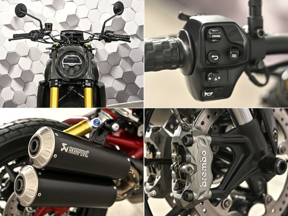 2020 Indian FTR 1200, чёрный, 1077000 рублей - вид 9