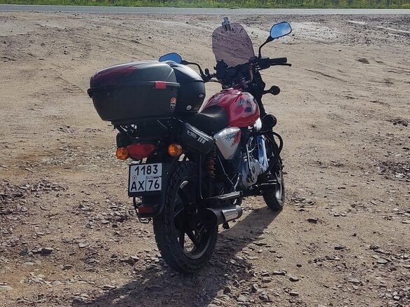 2024 Bajaj Boxer BM 150X, красный, 130000 рублей - вид 1