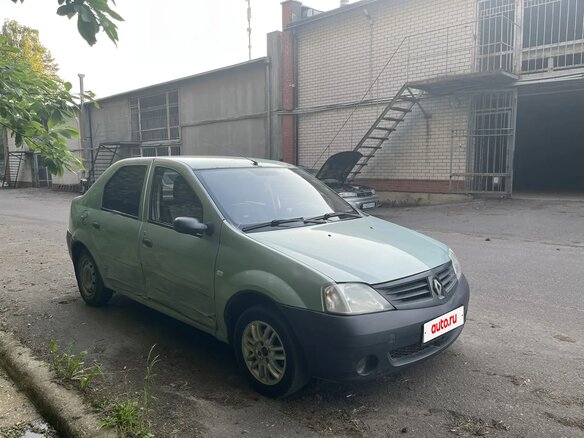 2006 Renault Logan I, зелёный - вид 1