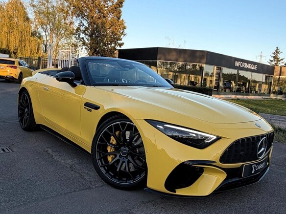 2026 Mercedes-Benz SL-Класс AMG 43 AMG IV (R232), жёлтый - вид 5