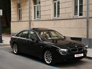 2004 BMW 7 серии 730i IV (E65/E66), чёрный, 879000 рублей, вид 2