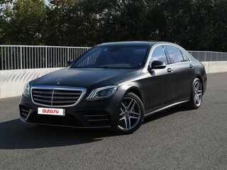 2019 Mercedes-Benz S-Класс 560 Long VI (W222, C217) Рестайлинг, чёрный, 4490000 рублей, вид 1