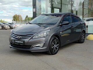 2015 Hyundai Solaris I Рестайлинг, серый, 890000 рублей, вид 1