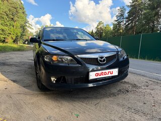 2007 Mazda 6 I (GG) Рестайлинг, чёрный, 500000 рублей, вид 2