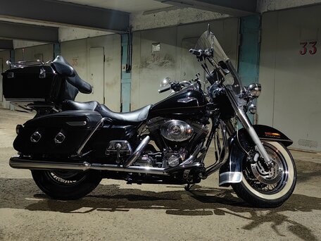 2002 Harley-Davidson Road King, чёрный, 740000 рублей, вид 2