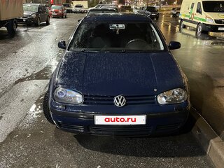 2001 Volkswagen Golf IV, синий, 600000 рублей, вид 4
