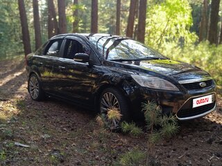 2008 Ford Focus II Рестайлинг, чёрный, 585000 рублей, вид 2