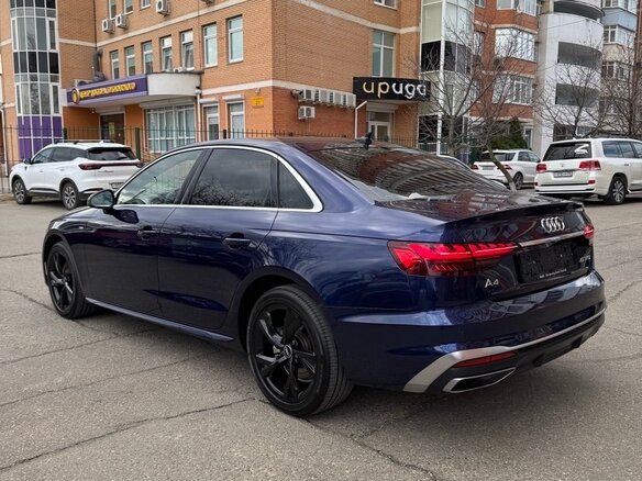 2021 Audi A4 40 TFSI V (B9) Рестайлинг, синий, 4200000 рублей - вид 8