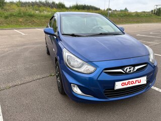 2012 Hyundai Solaris I, синий, 640000 рублей, вид 3