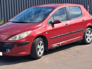 2006 Peugeot 307 I Рестайлинг, красный, 300000 рублей, вид 1