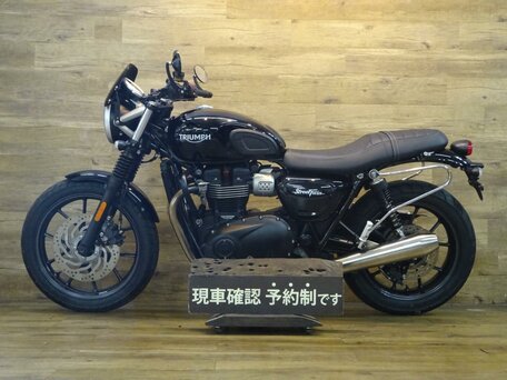 2016 Triumph Street Twin, чёрный, 685000 рублей, вид 1